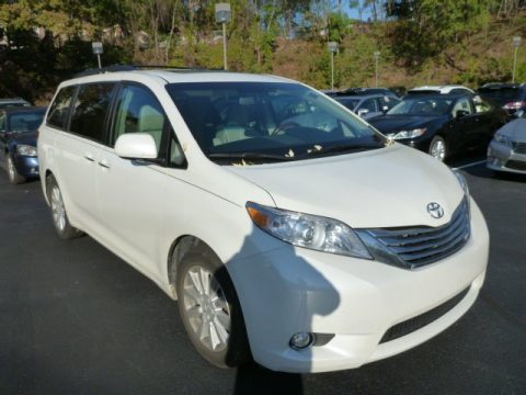 Blizzard White Pearl Toyota Sienna Limited AWD. Click to enlarge. Blizzard White Pearl Toyota Sienna Limited AWD. Click to enlarge.