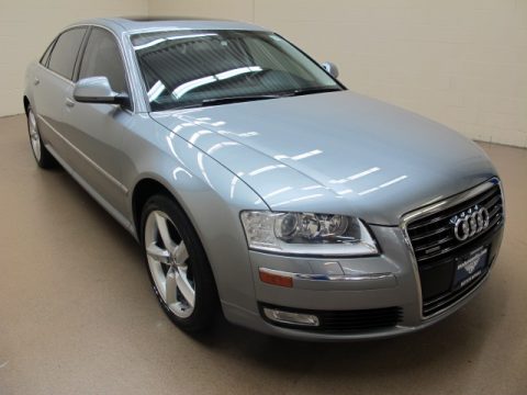 Quartz Gray Metallic Audi A8 L 4.2 quattro.  Click to enlarge.