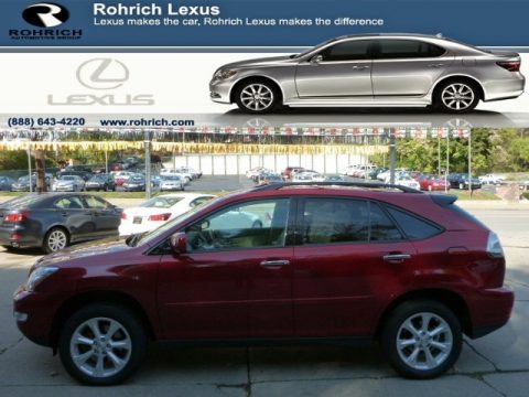 Matador Red Mica Lexus RX 350 AWD.  Click to enlarge.