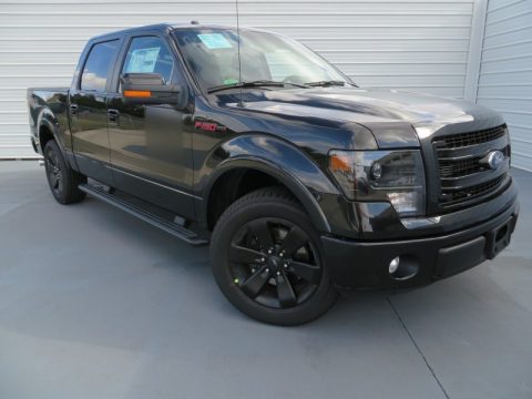 Tuxedo Black Metallic Ford F150 FX2 SuperCrew.  Click to enlarge.