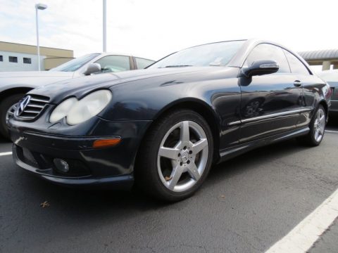 Black Opal Metallic Mercedes-Benz CLK 500 Coupe.  Click to enlarge.