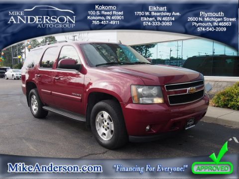 Sport Red Metallic Chevrolet Tahoe LT 4x4.  Click to enlarge.
