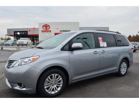 Silver Sky Metallic Toyota Sienna XLE.  Click to enlarge.