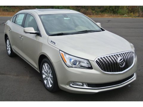 Champagne Silver Metallic Buick LaCrosse Leather.  Click to enlarge.