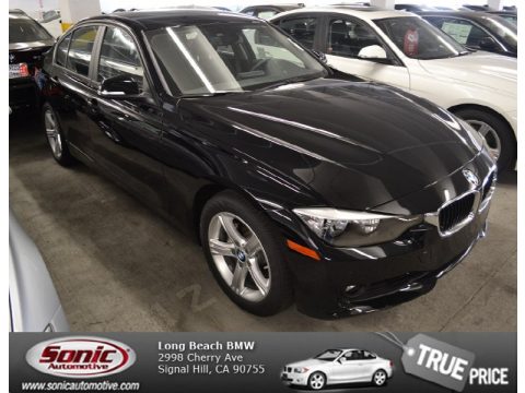 Jet Black BMW 3 Series 328i Sedan.  Click to enlarge.