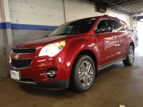 Crystal Red Tintcoat Chevrolet Equinox LTZ AWD.  Click to enlarge.