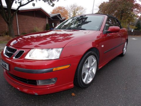 Chili Red Metallic Saab 9-3 Aero Convertible. Click to enlarge. Chili Red Metallic Saab 9-3 Aero Convertible. Click to enlarge.