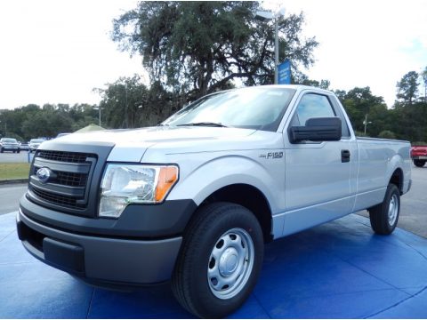 Ingot Silver Metallic Ford F150 XL Regular Cab.  Click to enlarge.