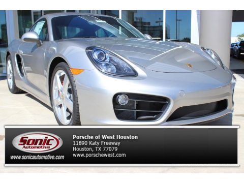 Platinum Silver Metallic Porsche Cayman S.  Click to enlarge.