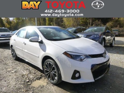 Super White Toyota Corolla S.  Click to enlarge.