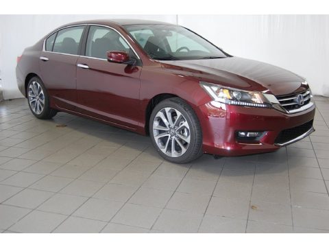 Basque Red Pearl II Honda Accord Sport Sedan.  Click to enlarge.
