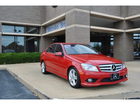 Mars Red Mercedes-Benz C 300 Sport 4Matic.  Click to enlarge.