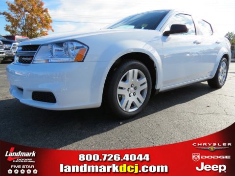 Bright White Dodge Avenger SE. Click to enlarge. Bright White Dodge Avenger SE. Click to enlarge.