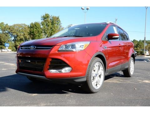 Ruby Red Ford Escape Titanium 2.0L EcoBoost.  Click to enlarge.