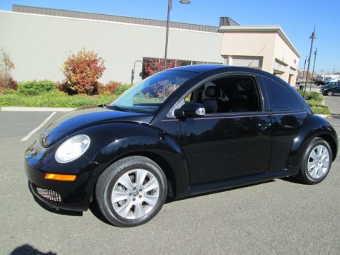 Black Volkswagen New Beetle S Coupe.  Click to enlarge.