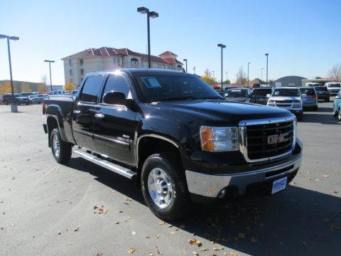 Onyx Black GMC Sierra 2500HD SLT Crew Cab 4x4. Click to enlarge. Onyx Black GMC Sierra 2500HD SLT Crew Cab 4x4. Click to enlarge.