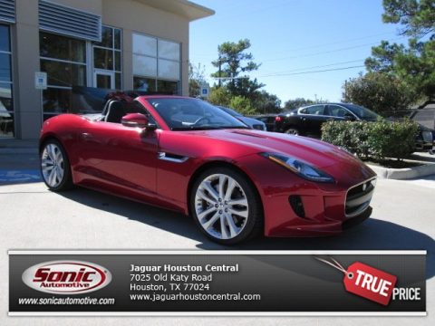 Italian Racing Red Metallic Jaguar F-TYPE .  Click to enlarge.