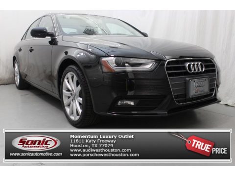 Brilliant Black Audi A4 2.0T Sedan.  Click to enlarge.