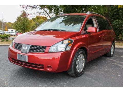 Autumn Red Metallic Nissan Quest 3.5 S.  Click to enlarge.