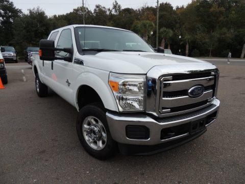 Oxford White Ford F250 Super Duty XLT Crew Cab 4x4.  Click to enlarge.