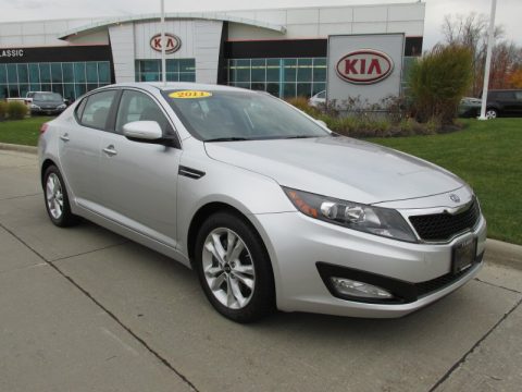 Bright Silver Kia Optima EX.  Click to enlarge.