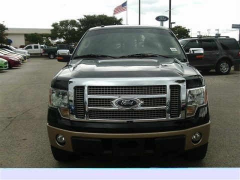 Tuxedo Black Metallic Ford F150 King Ranch SuperCrew 4x4.  Click to enlarge.
