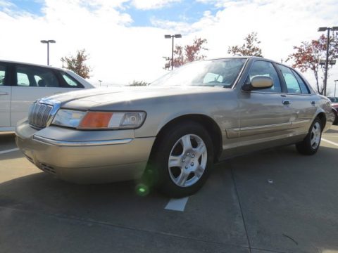 Harvest Gold Metallic Mercury Grand Marquis GS.  Click to enlarge.