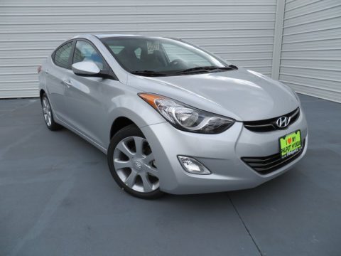 Shimmering Air Silver Hyundai Elantra Limited.  Click to enlarge.