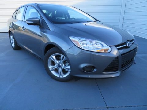 Sterling Gray Ford Focus SE Sedan.  Click to enlarge.