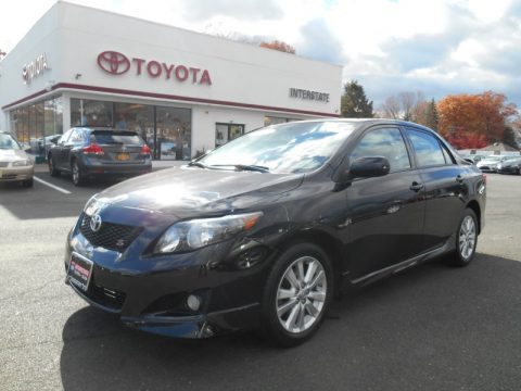 Black Sand Pearl Toyota Corolla S.  Click to enlarge.