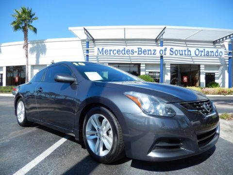 Dark Slate Nissan Altima 2.5 S Coupe.  Click to enlarge.