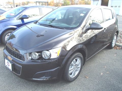Mocha Bronze Metallic Chevrolet Sonic LT Hatchback.  Click to enlarge.