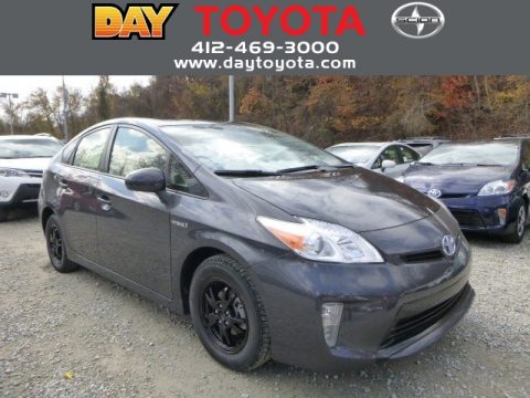 Winter Gray Metallic Toyota Prius Three Hybrid.  Click to enlarge.