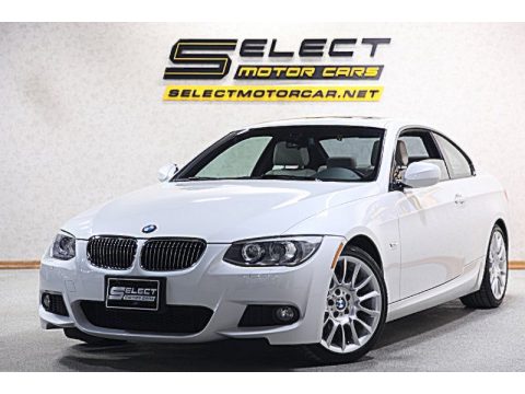 Alpine White BMW 3 Series 328i Coupe.  Click to enlarge.