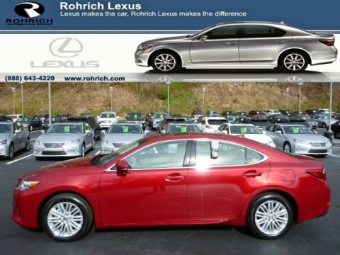 Matador Red Mica Lexus ES 350.  Click to enlarge.