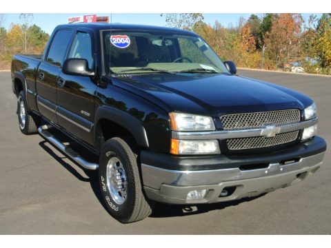 Black Chevrolet Silverado 2500HD LS Crew Cab 4x4.  Click to enlarge.