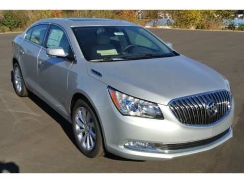 Quicksilver Metallic Buick LaCrosse Leather.  Click to enlarge.
