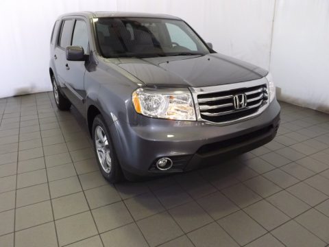 Modern Steel Metallic Honda Pilot EX-L. Click to enlarge. Modern Steel Metallic Honda Pilot EX-L. Click to enlarge.