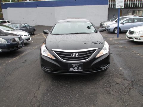 Midnight Black Hyundai Sonata GLS.  Click to enlarge.