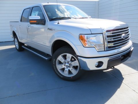 Ingot Silver Metallic Ford F150 Lariat SuperCrew 4x4.  Click to enlarge.