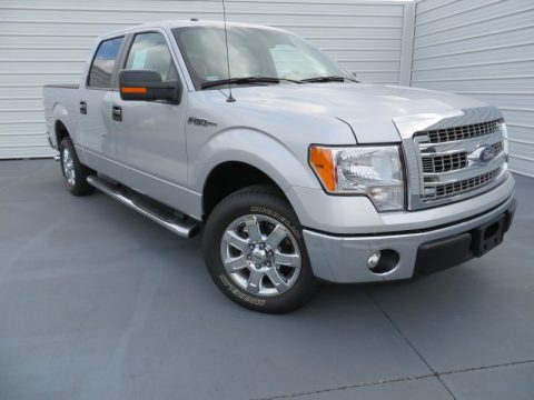 Ingot Silver Metallic Ford F150 XLT SuperCrew.  Click to enlarge.