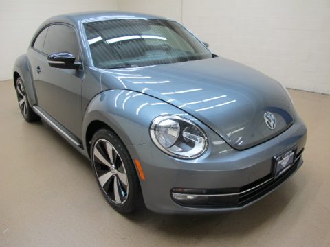 Platinum Gray Metallic Volkswagen Beetle Turbo.  Click to enlarge.