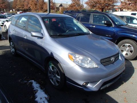 Cosmic Blue Metallic Toyota Matrix XR.  Click to enlarge.