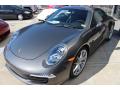 Front 3/4 View of 2014 Porsche 911 Carrera 4S Coupe #3