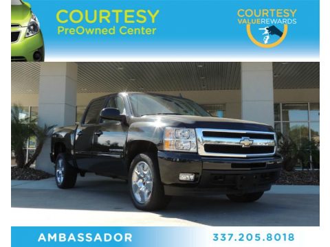 Black Granite Metallic Chevrolet Silverado 1500 LTZ Crew Cab 4x4.  Click to enlarge.