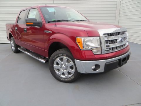 Ruby Red Metallic Ford F150 XLT SuperCrew.  Click to enlarge.