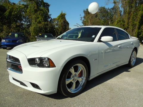 Bright White Dodge Charger R/T Plus.  Click to enlarge.