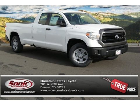 Super White Toyota Tundra SR Double Cab 4x4. Click to enlarge. Super White Toyota Tundra SR Double Cab 4x4. Click to enlarge.