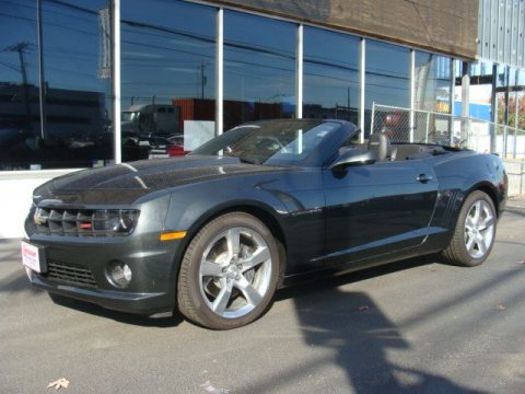 Ashen Gray Metallic Chevrolet Camaro SS/RS Convertible.  Click to enlarge.