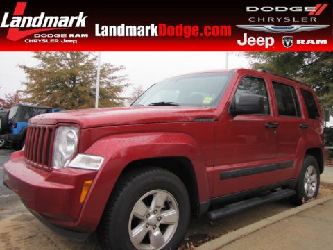 Inferno Red Crystal Pearl Jeep Liberty Sport.  Click to enlarge.